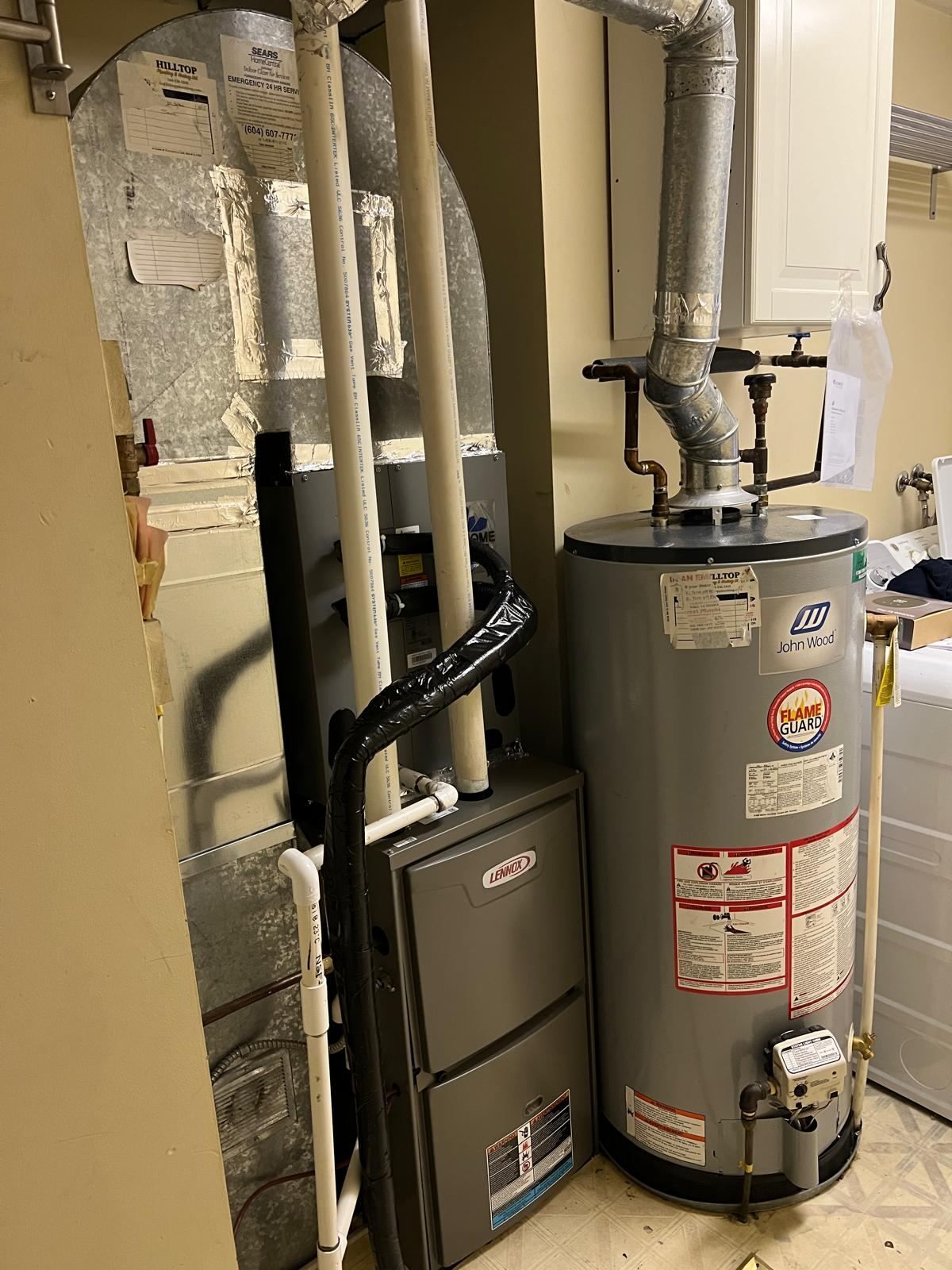 New LENNOX high-efficiency furnace after dual fuel upgrade