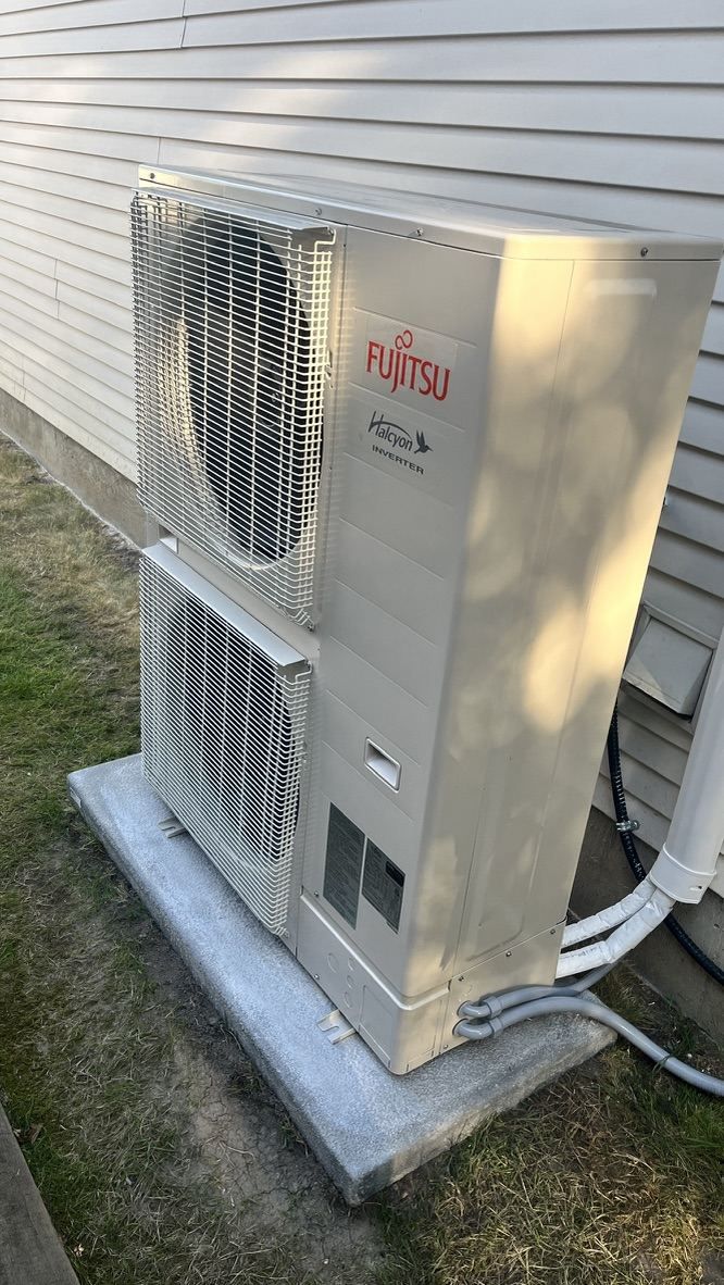 Fujitsu electric heat pump in Surrey BC